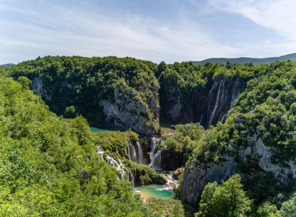 A beautiful shot of Plitvice Lakes, Croatia