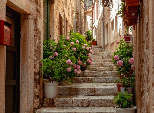 The small town of Korcula in Croatia