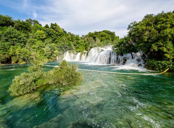 Krka river waterfalls in the Krka National Park, Croatia